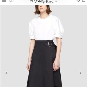 NWT Phillip Lim 3.1 Back Zip Short Sleeve Top 4